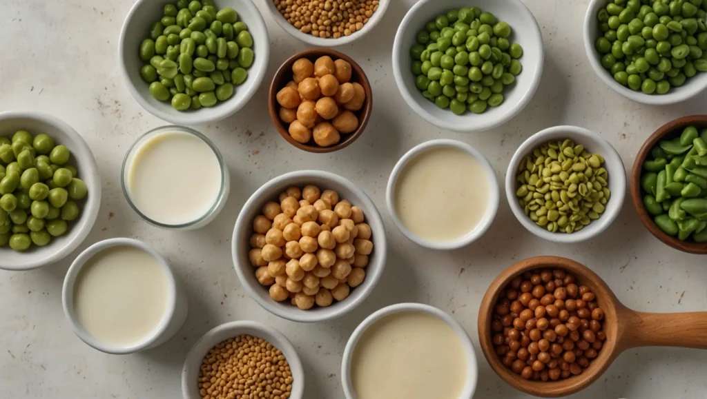 Alimentos ricos em isoflavonas — soja tofu edamame linhaça para insônia na menopausa fitoestrogénios